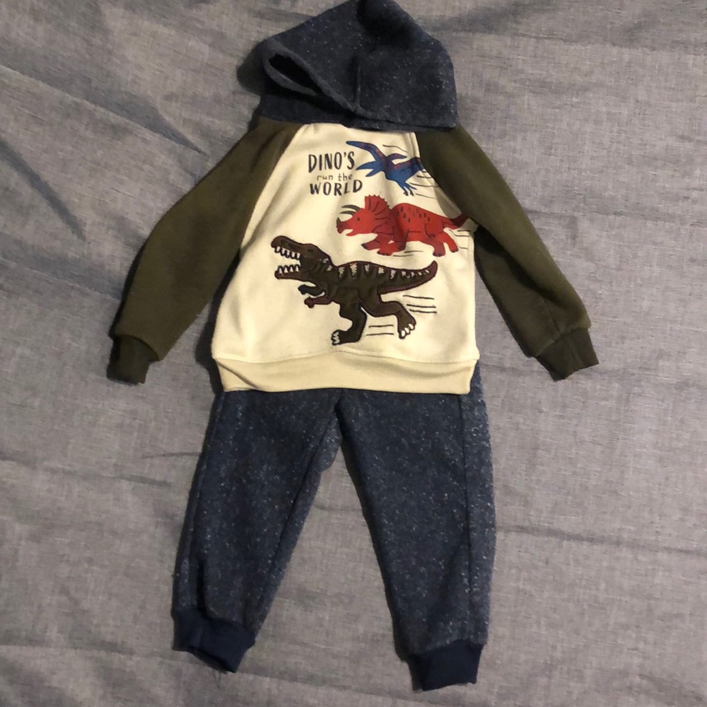 Dinosaur hoodie outfit